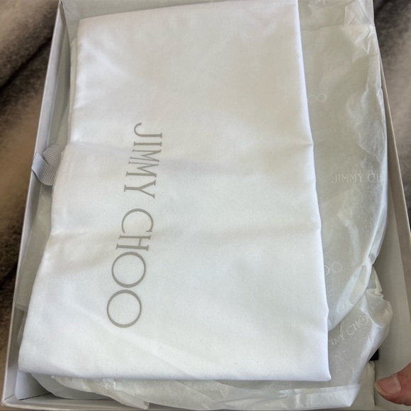 Jimmy Choo Dochas 100 Citrus Velvet Jewel Trim Heels Sandals - Picture 10 of 11